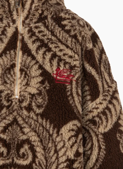 Суитшърт 'Paisley fleece' Etro Kids — снимка 3