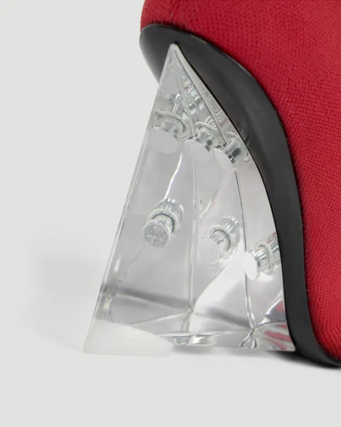 Shard High Heel Boots in Red — снимка 3