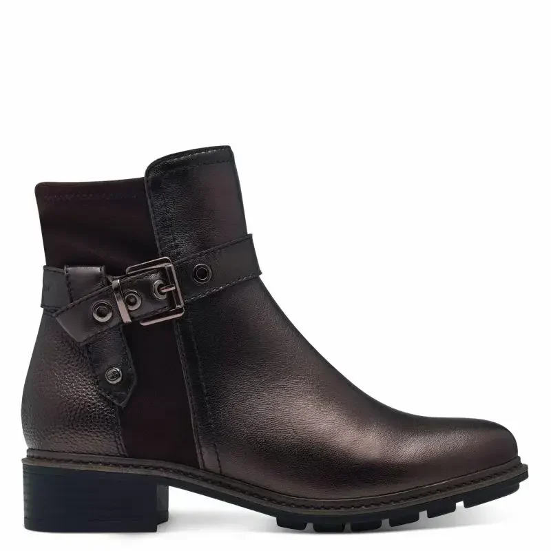 Дамски Равни Боти TAMARIS – 1-25425-43-351 MOCCA METALL.