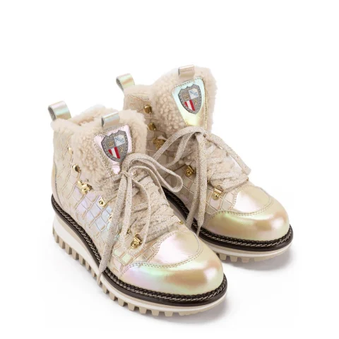 Дамски боти с вълна Erika New Italia Shoes — снимка 7