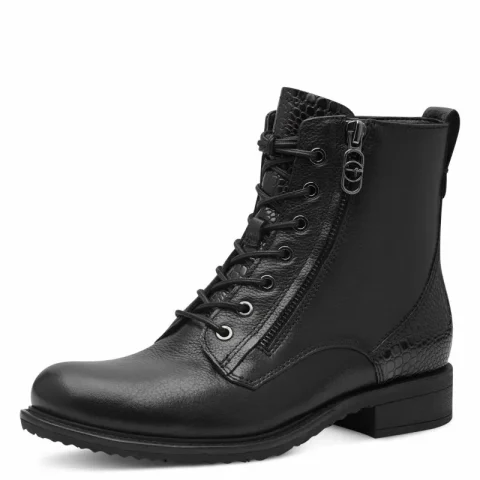 Дамски Кубинки TAMARIS – 1-25211-43-001 BLACK — снимка 3