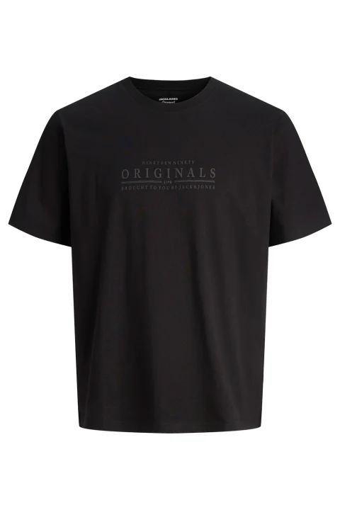 T-Shirt Jorcatskills Minimal Crew Neck Ln 12290315 C-N10 black