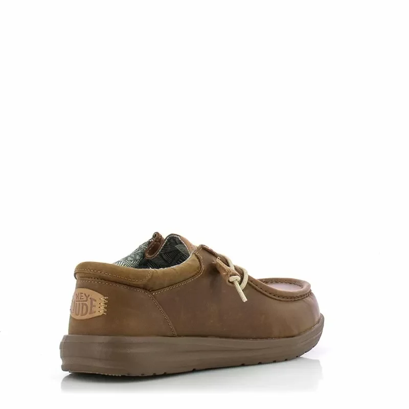 Мъжки Ежедневни HEY DUDE – 40175-255 WALLY GRIP CRAFT BROWN — снимка 2