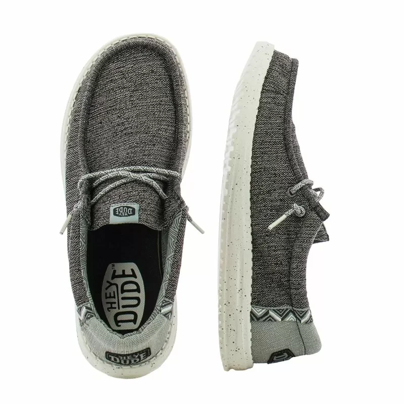 Мъжки Ежедневни HEY DUDE – 40716-066 WALLY COASTLINE BLACK — снимка 5