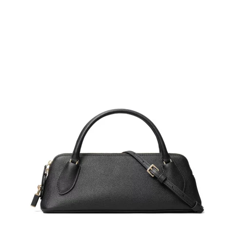 Дамска черна чанта Lock Top TORY BURCH