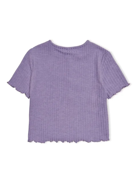 Детски Top Kmgnella S/S O-Neck Top Jrs 15258963 17-3615 tcx chalk violet — снимка 2