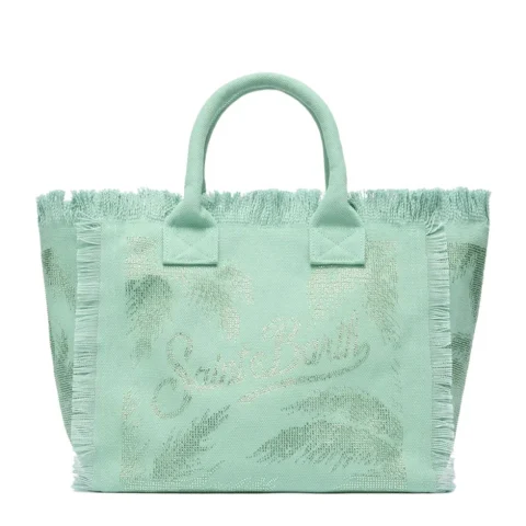 Зелена плажна чанта Vanity SAINT BARTH