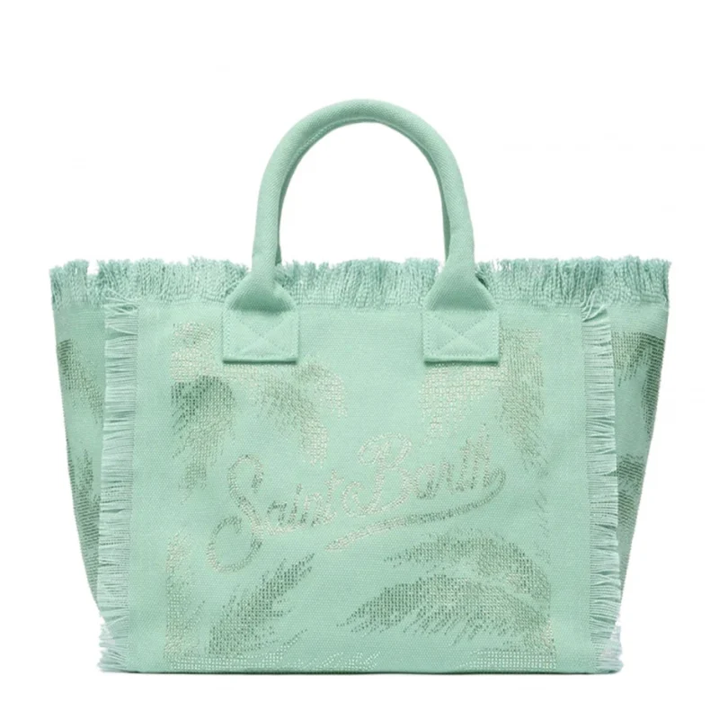 Зелена плажна чанта Vanity SAINT BARTH
