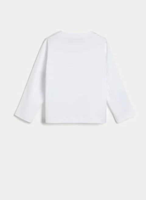 Блуза с апликиран джоб 'Bernie' Brunello Cucinelli Kids 6 — снимка 2