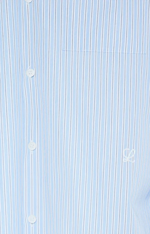 Striped Cotton Shirt — снимка 3