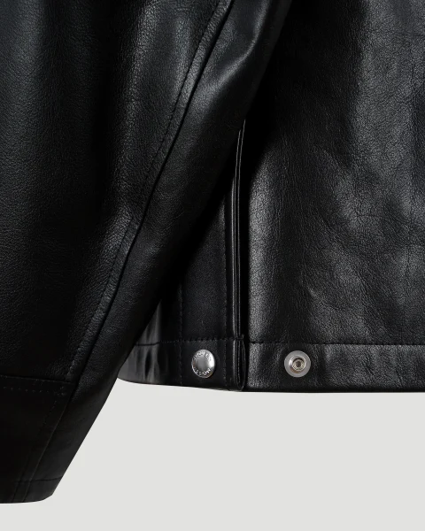 Black Leather Jacket — снимка 6
