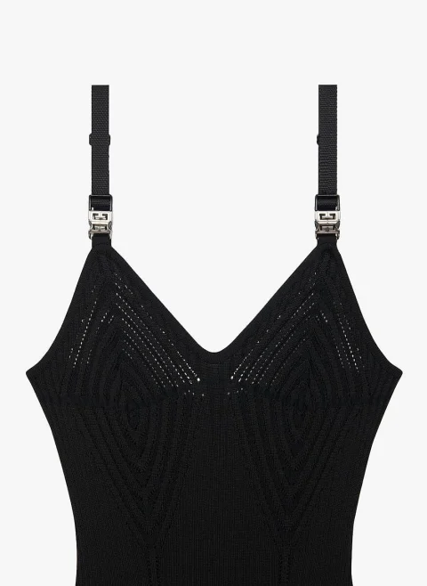 Рокля с 4G катарами Givenchy — снимка 4