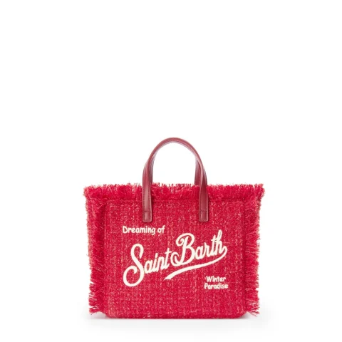 Дамска чанта туид Mini Vanity SAINT BARTH