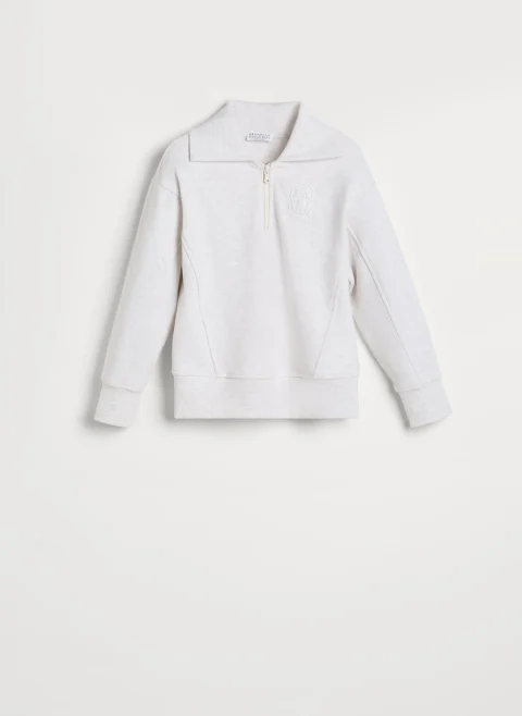 Суитшърт с лого Brunello Cucinelli Kids 12-12+