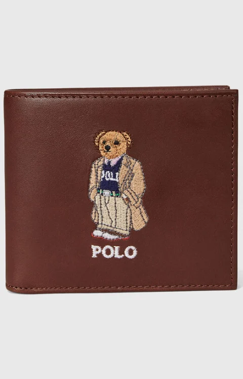 Кожено портмоне с POLO BEAR