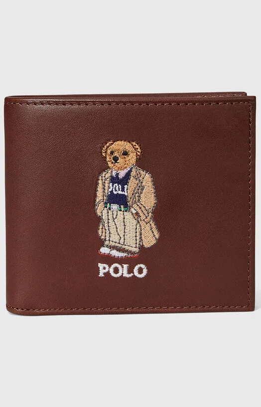 Кожено портмоне с POLO BEAR