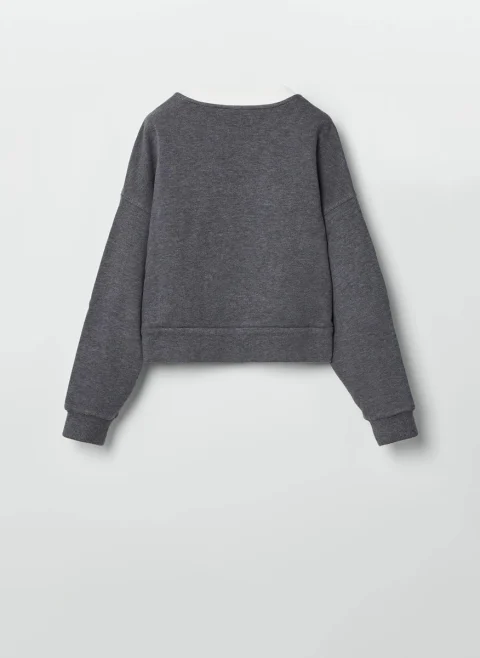 Суитшърт с монили Brunello Cucinelli Kids 4 — снимка 2