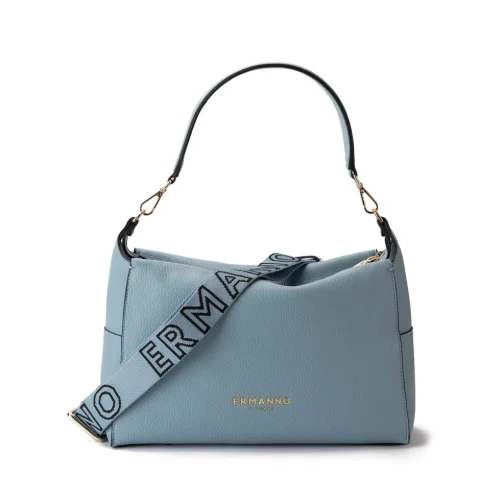 Дамска синя чанта Victoria 26 Ermanno Firenze — снимка 6