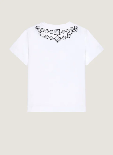 Тишърт с контрастен принт Givenchy — снимка 3
