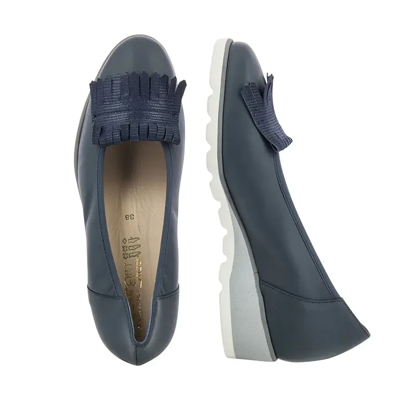 Дамски Обувки На Платформа COMFORT SHOES – 2208XLPO CAMOSCIO BLUE — снимка 5