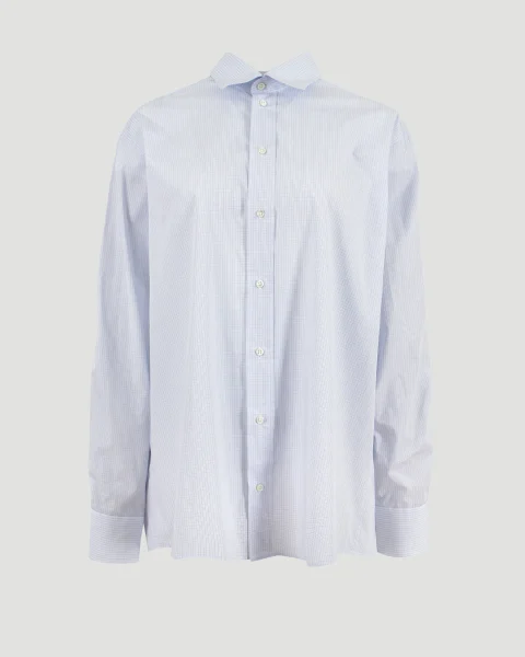 Reversed Shirt in Light Blue — снимка 5