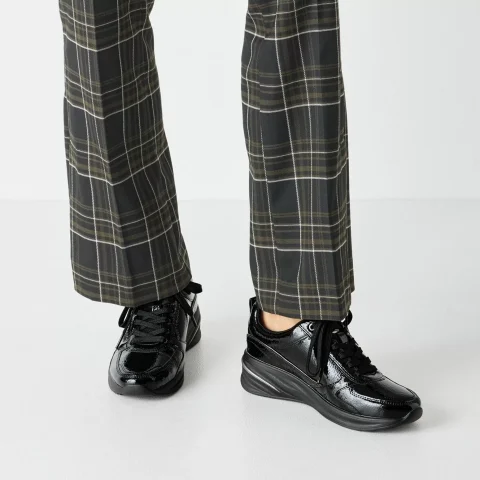 Дамски Сникърс TAMARIS – 1-23754-45-018 BLACK PATENT — снимка 7