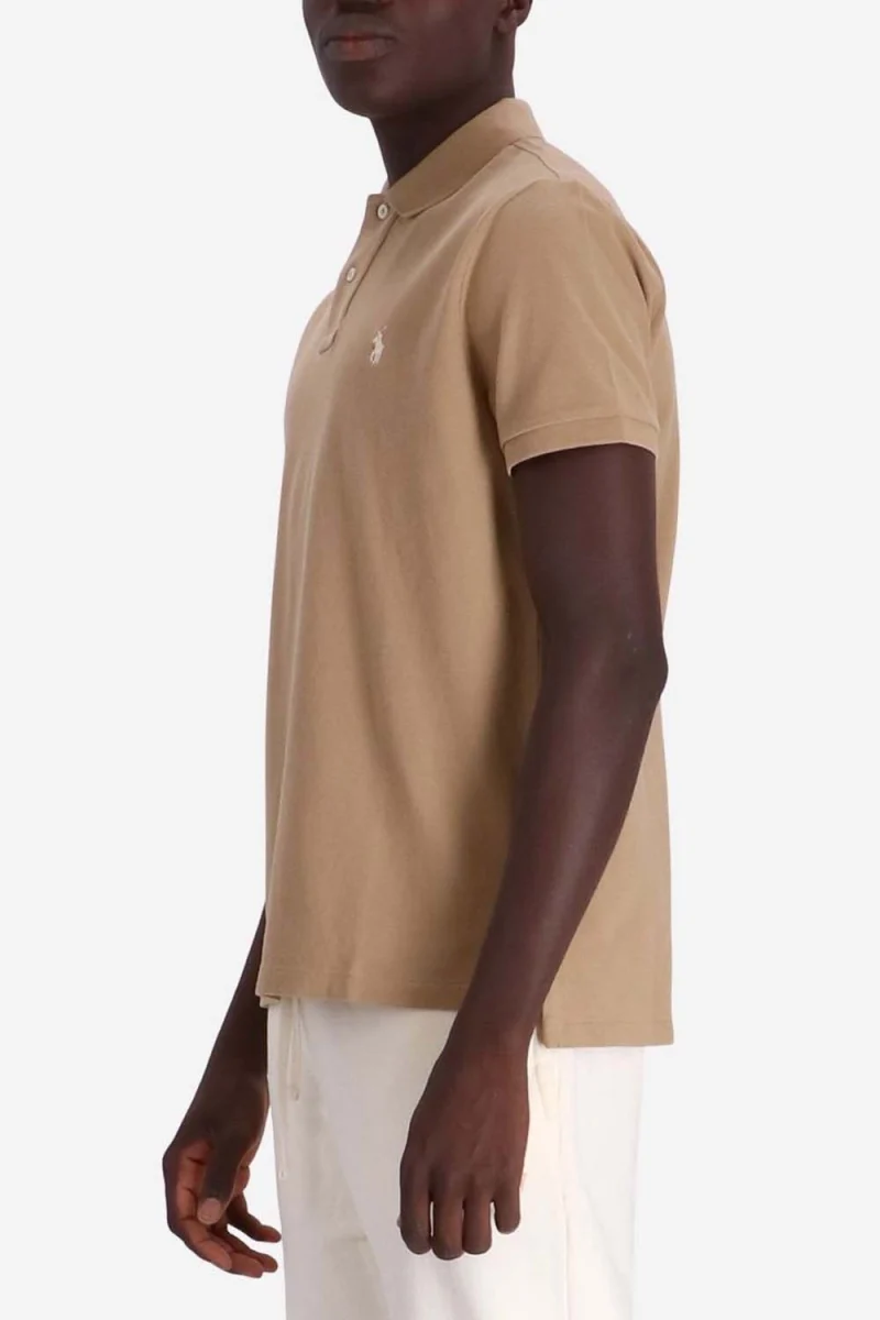 Polo Basic Mesh-Ssl-Knt 710680784332 260 medium beige — снимка 2