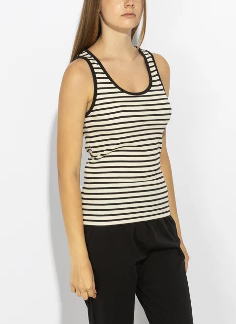 Рипсен топ Weekend Max Mara Wkdmultik — снимка 9