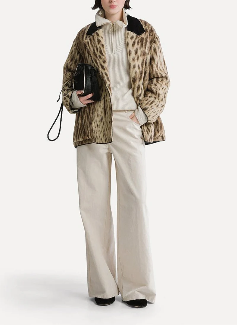 Широк деним 'Velvet look' forte_forte — снимка 4