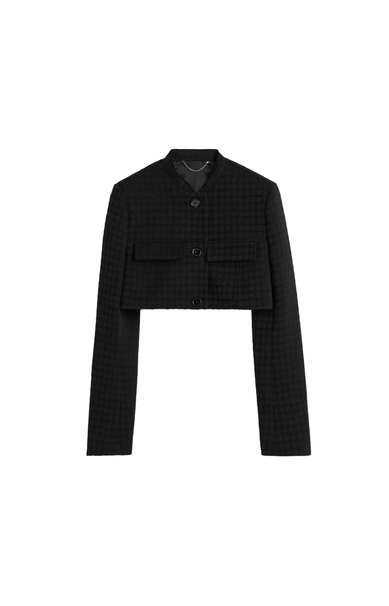 Micro Blazer in Black