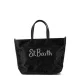 Дамска черна чанта Strass mini bag SAINT BARTH — снимка 2