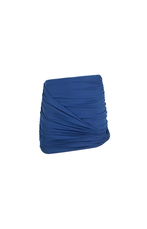 Draped Swim Skirt