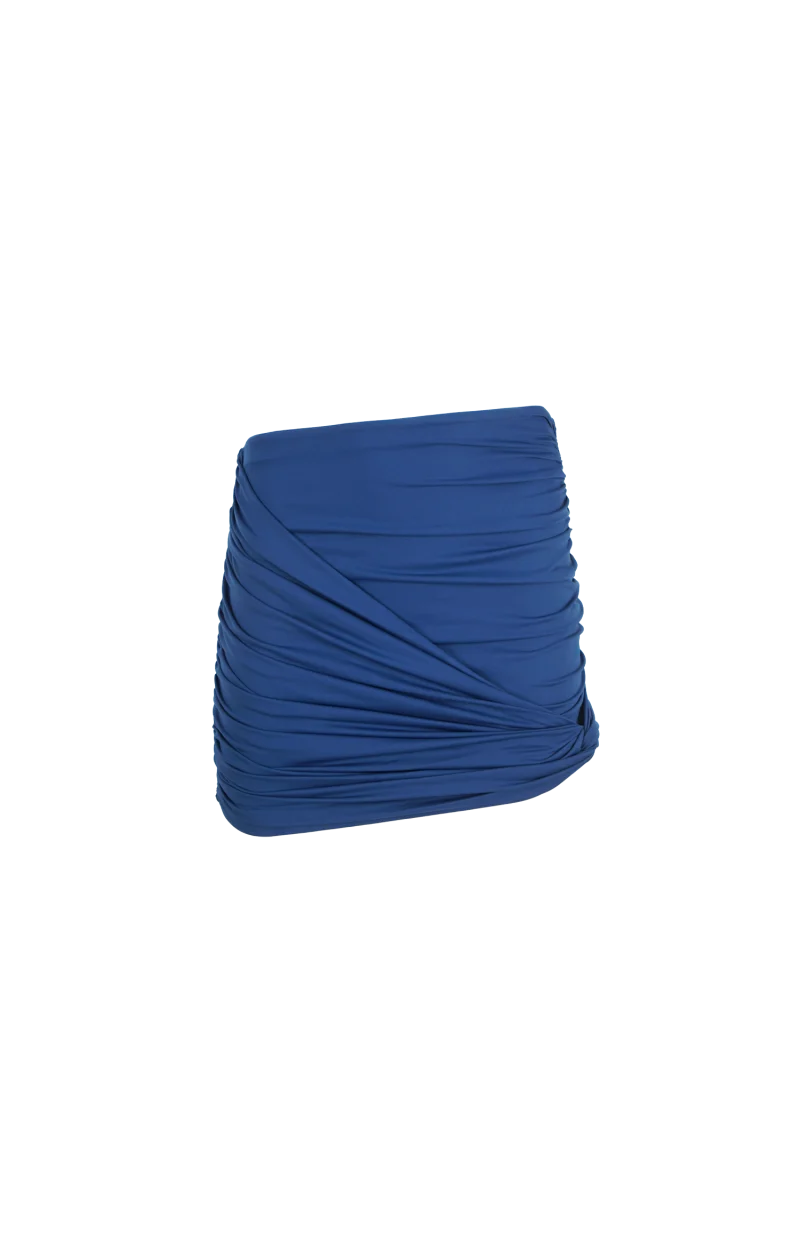 Draped Swim Skirt