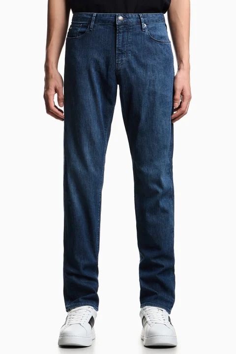 Jeans EM000121AF22814 MB003 light blue denim — снимка 2