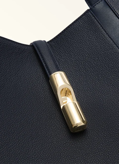 Чанта Furla Goccia Ink Blue L — снимка 2