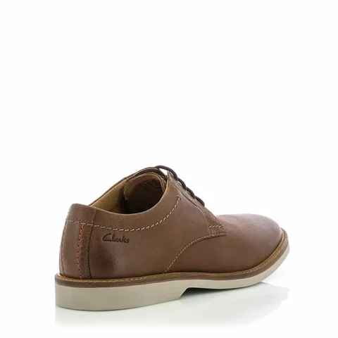 Мъжки Ежедневни CLARKS – 26172070 ATTICUS LTLACE DARK TAN — снимка 3