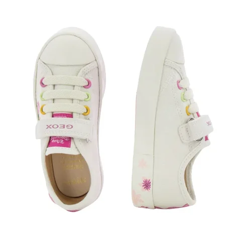 Сникърс Момичета GEOX – J3504D C1058 JR CIAK GIRL LT IVORY — снимка 5