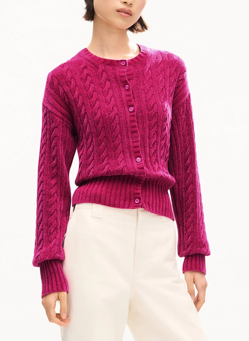 Жилетка 'Cable-knit' от кадифе Kenzo — снимка 2