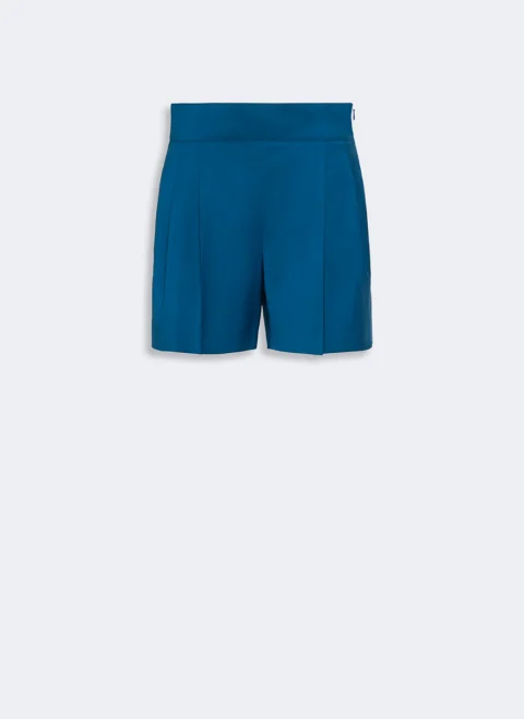 Къс панталон с плисиран мотив Max Mara Mxmsalute — снимка 5