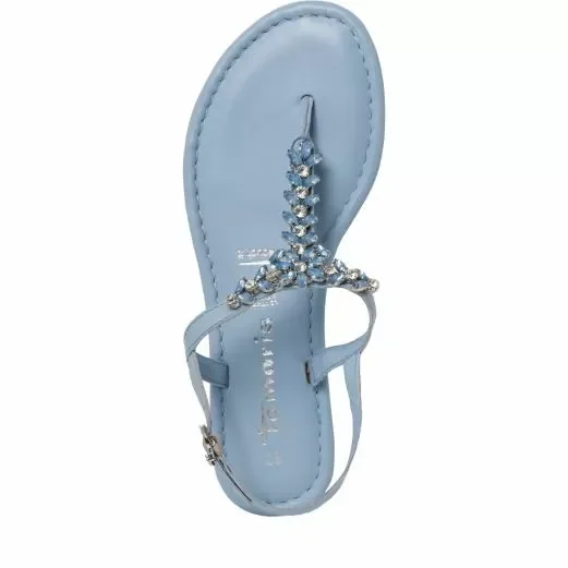 Дамски Равни Сандали TAMARIS – 1-28124-42-880 LIGHT BLUE — снимка 6