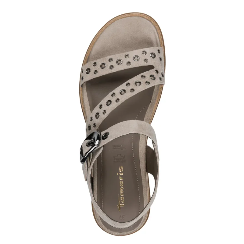 Дамски Равни Сандали TAMARIS – 1-28217-46-341 TAUPE — снимка 5