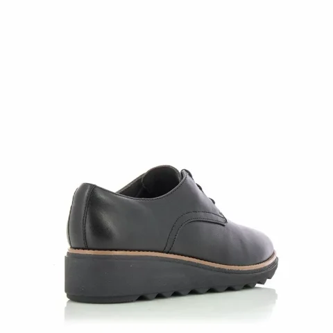 Дамски Ежедневни CLARKS – 26175416 SHARON RAE BLACK LEATHER — снимка 2