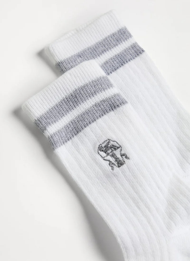 Чорапи с лого детайл Brunello Cucinelli Kids — снимка 2