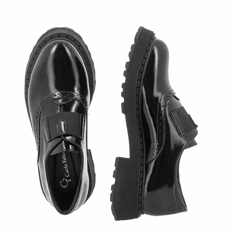 Дамски Ежедневни CARLO FABIANI – 452-3513 BLACK — снимка 5