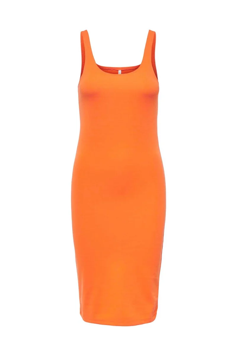 Рокля Onlvenia S/L Dress Jrs 15289553 16-1359 TCX orange peel