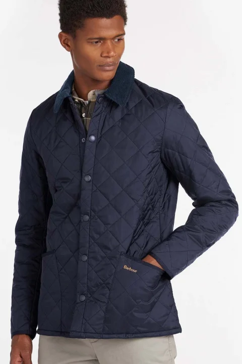 Яке Heritage Liddesdale Quilted MQU0240 ny92 navy — снимка 2