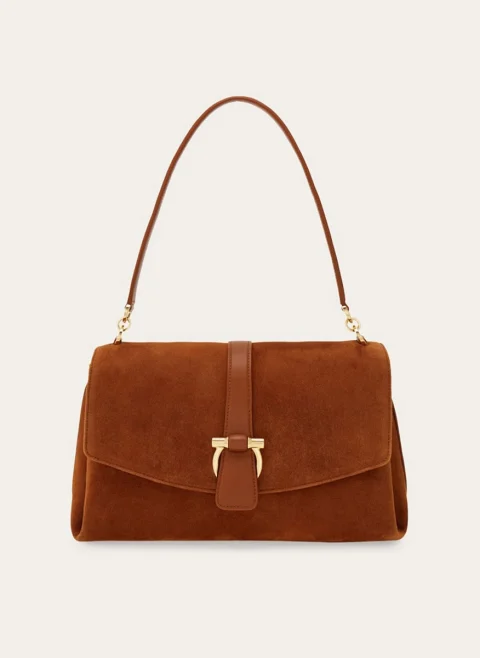 Велурена чанта Ferragamo