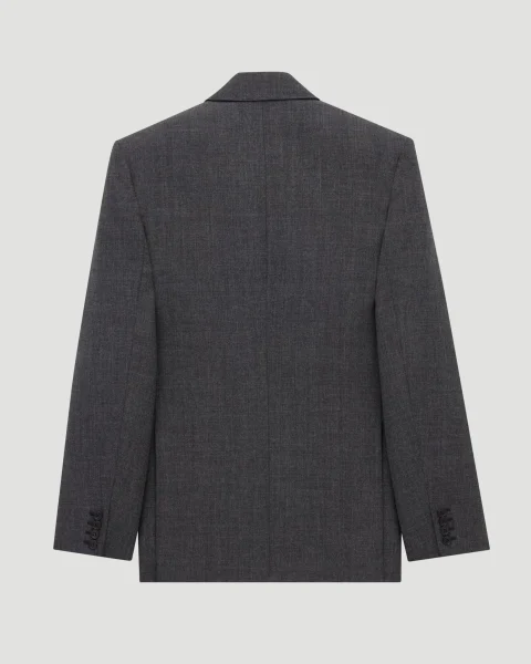 Grey Jacket in Wool — снимка 2