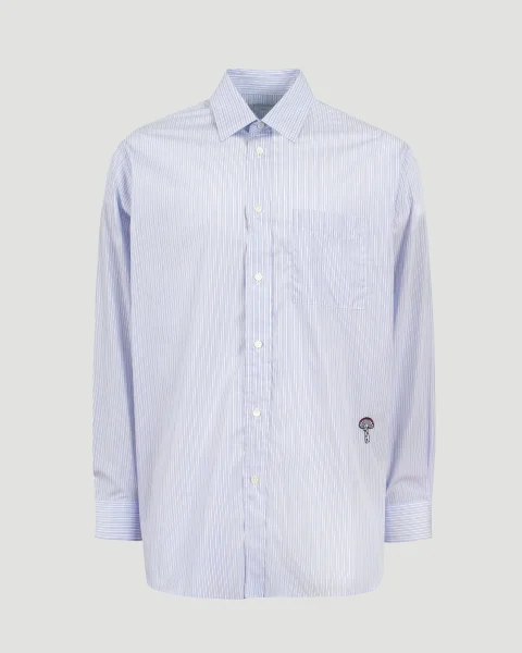 Stripe Cotton Poplin Shirt