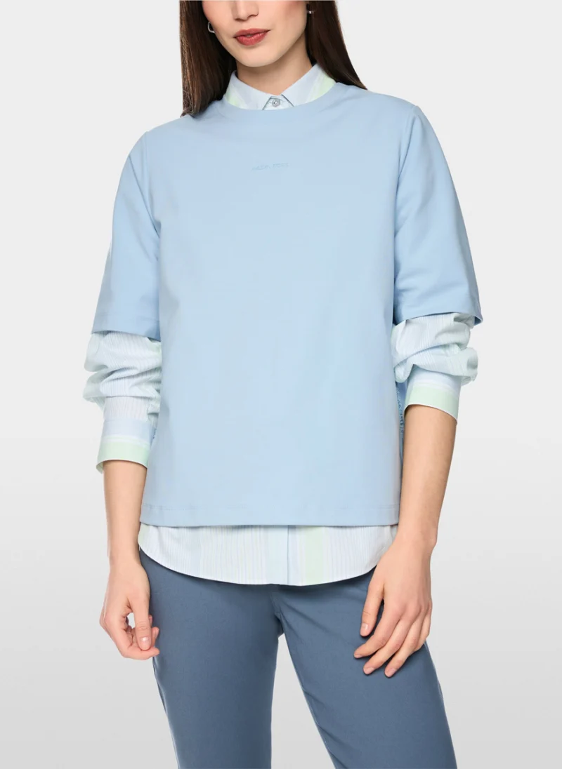Тишърт с кантове Marc Cain Sports